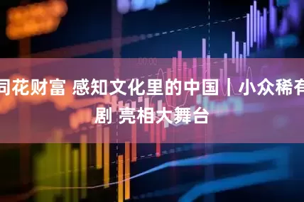 同花财富 感知文化里的中国｜小众稀有剧 亮相大舞台